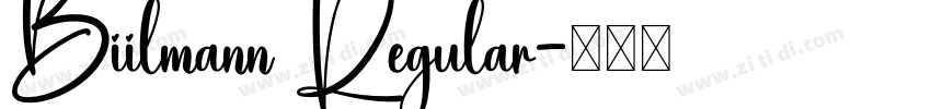 Biilmann Regular字体转换